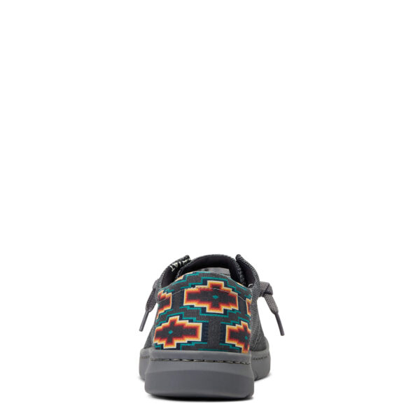 Ariat Hilo Heather Charcoal & Turquoise Aztec Heel