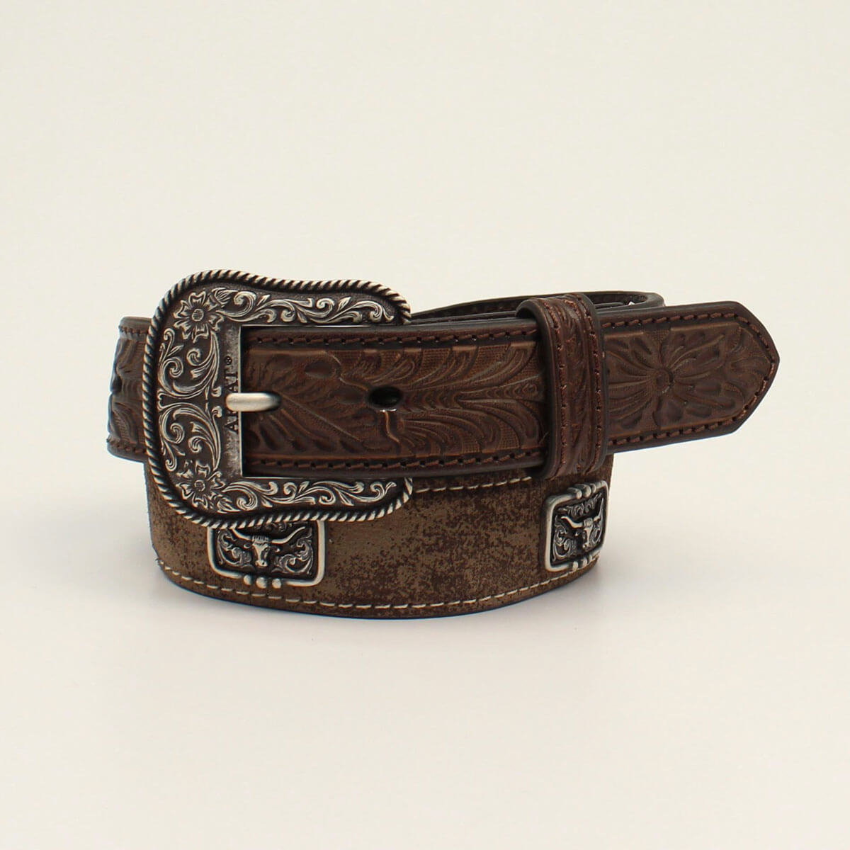 Ariat Longhorn Concho Youth Belt - 20