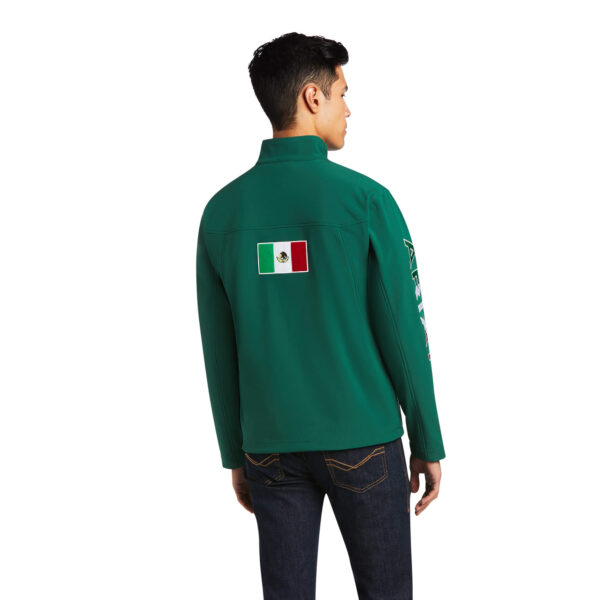 Ariat Verde Team Softshell Mexico Jacket Back