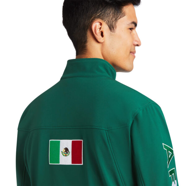 Ariat Verde Team Softshell Mexico Jacket Detail