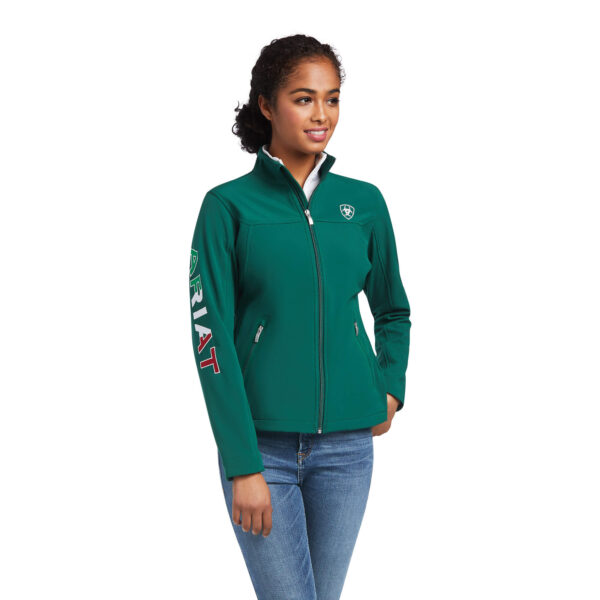 Ariat Verde Team Softshell Mexico Jacket