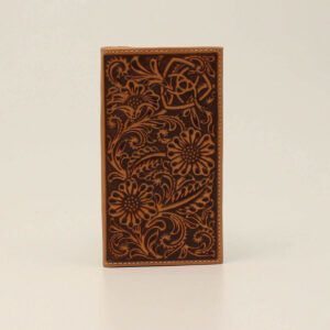 Ariat Embossed Flower Rodeo Wallet