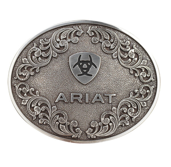 Ariat Smooth Edge Logo Belt Buckle