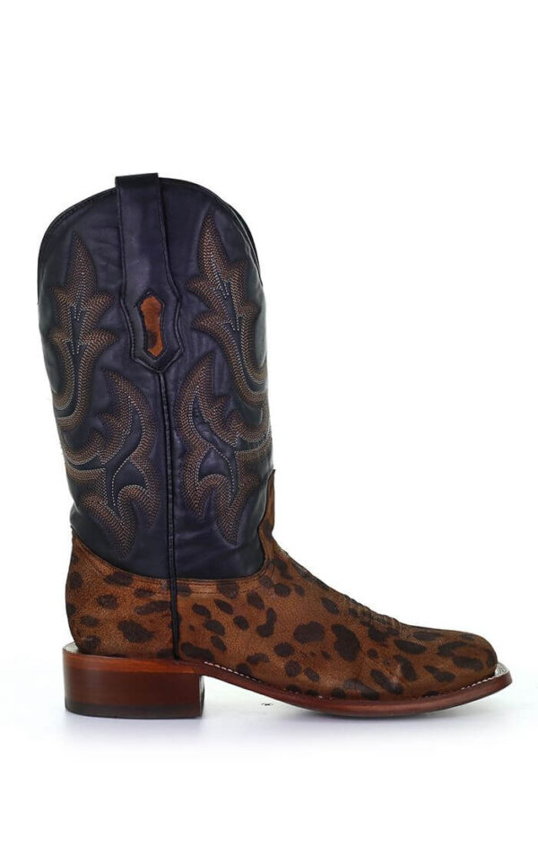 Corral Leopard Print Cowgirl Boot Side