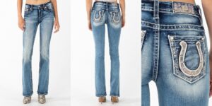 Miss Me Horseshoes Pocket Jean