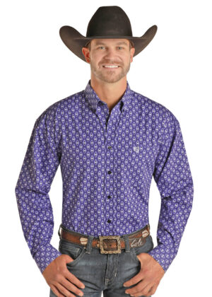 PanHandle Purple Western Shirt