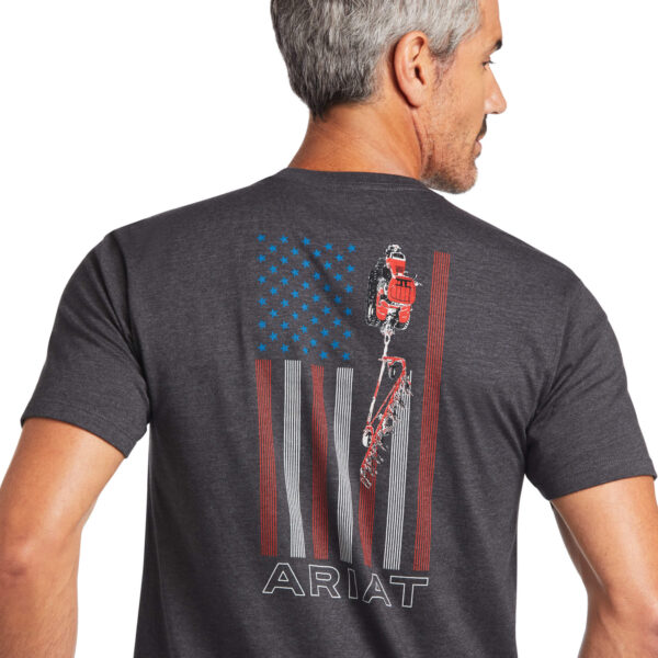 Ariat Farm the USA T-Shirt Detail