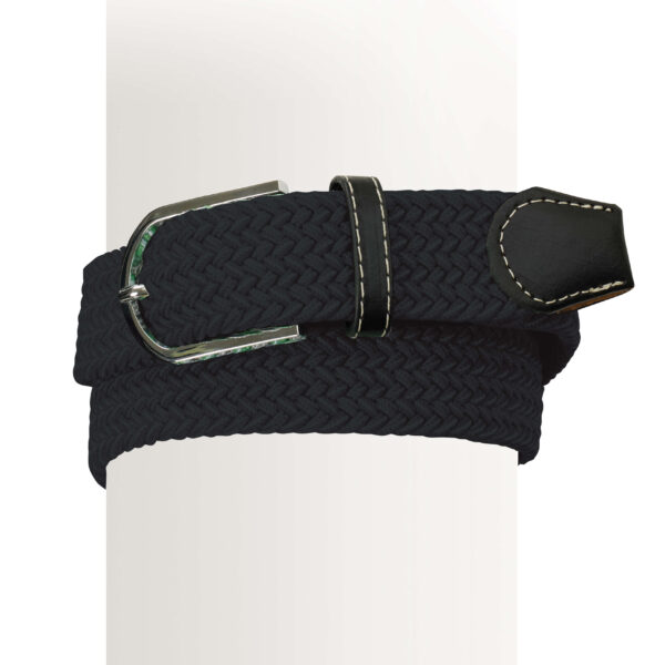 Ovation Braided Stretch Belt Black