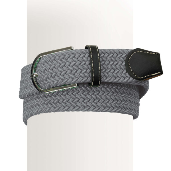 Ovation Braided Stretch Belt Grey