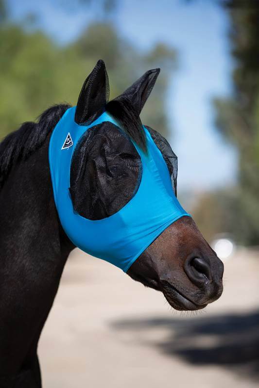 Comfort Fit Fly Mask Pacific Blue