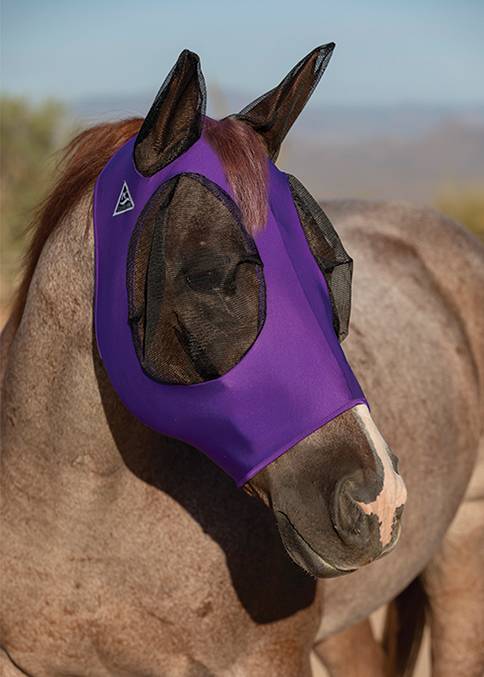 Comfort Fit Fly Mask Purple