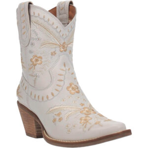 Dingo Primrose White Boot