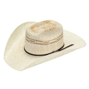 Twisted Brick Crown Bangora Straw Hat