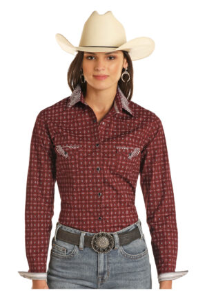 PanHandle Roughstock Aztec Mini Geo Shirt