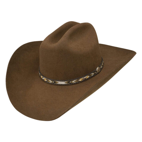 Stetson Whitmore Buffalo Fur Felt Hat