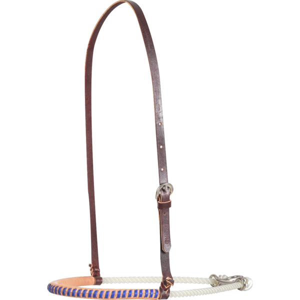 Martin Single Rope Noseband with Lace Blue