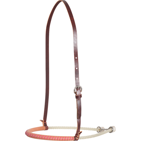 Martin Single Rope Noseband with Lace Pink