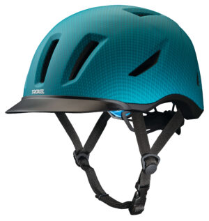 Troxel Terrain Helmet Teal Carbon