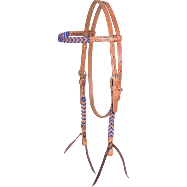 Colored Lace Broadband Headstall Blue