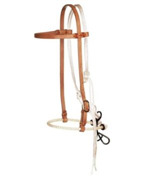 Schutz Brothers Fast Stops with Harness Leather Headstall