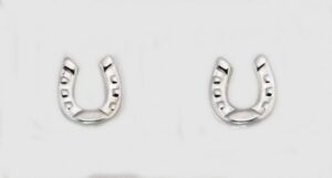 Earring Silver Horseshoe