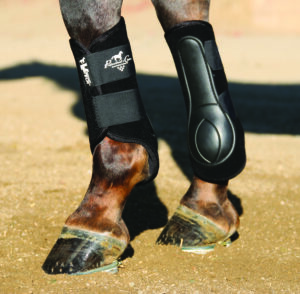 Professional's Choice Ventech Splint Boots on a horse