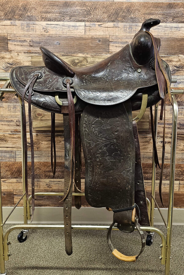 Used Texas Tanning Company Saddle Alternate View
