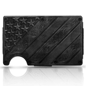 Dawn's Early Light Gunmetal Credit Card and Cash Case