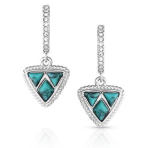 Montana Silversmiths High Noon Cobblestone Turquoise Earring