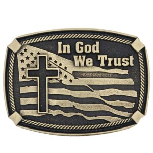 In God We Trust Heritage Buckle