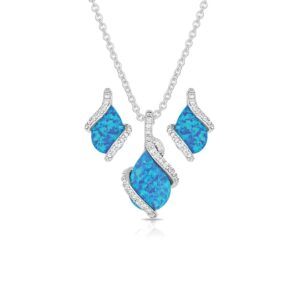 Montana Silversmiths River Lights Twin Path Jewelry Set