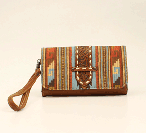 Clutch Southwest Buck Lace Wallet