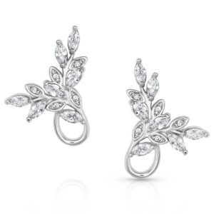 Montana Silversmiths Frozen in Time Leaf Earrings