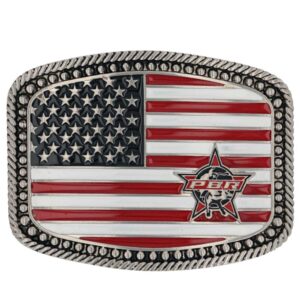 Montana Silversmiths PBR American Pride Buckle