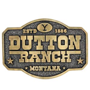 Montana Silversmiths Dutton Ranch Belt Buckle