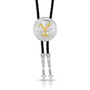 Montana Silversmiths The Dutton "Y" Yellowstone Bolo Tie