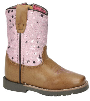 Smoky Mountain Autry Pink Stars Toddler Boot