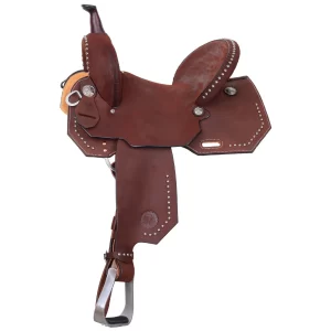 Circle Y Redwood Barrel Saddle - 15" Wide