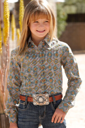 Cruel Girls Multi-Colored Dot Print Shirt