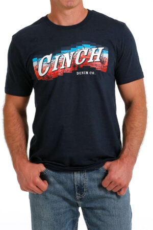 Cinch Logo Navy Tee