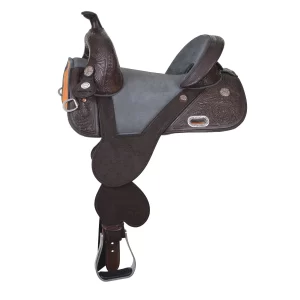 Circle Y Tammy Fischer Texas Signature Barrel Saddle - 15.5" Reg
