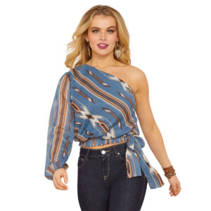 Ariat Chimayo Asymmetrical Top - Jacobo Print