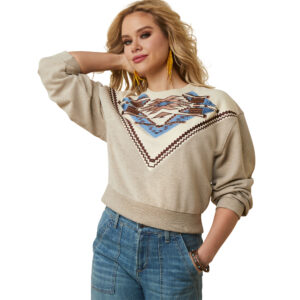 Ariat Chimayo Embroidered Sweatshirt Front View