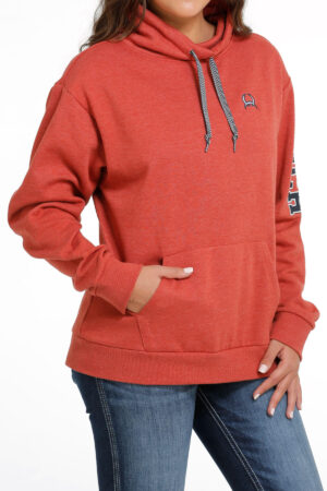 Cinch French Terry Pullover - Cinnabar