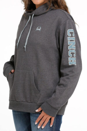 Cinch French Terry Pullover - Grey