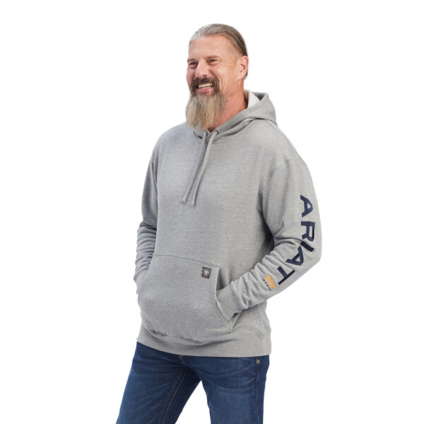 Ariat Rebar Graphic Hoodie Heather Gray