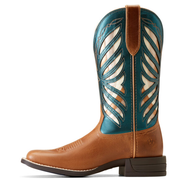 Ariat Longview Boot Butter Rum & Metallic Sea Side