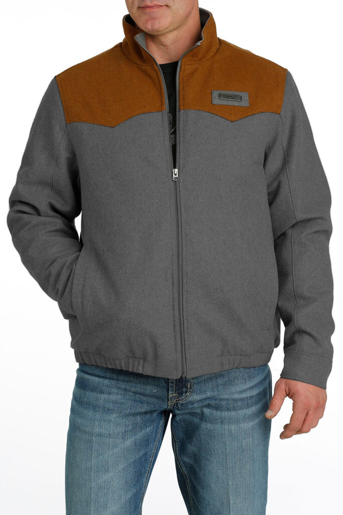 Cinch Men's Contrast Yoke Wool Jacket