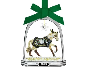 Breyer 2023 Holiday Highlander Stirrup Ornament