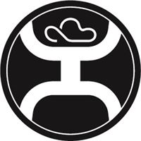 Hooey 2.0 White/Black 4" Sticker